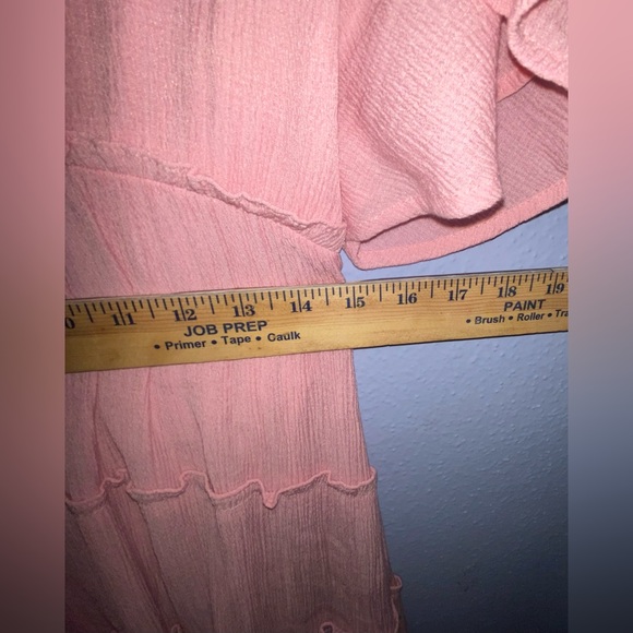 Women’s Umgee pink Boho dress L - Picture 7 of 9